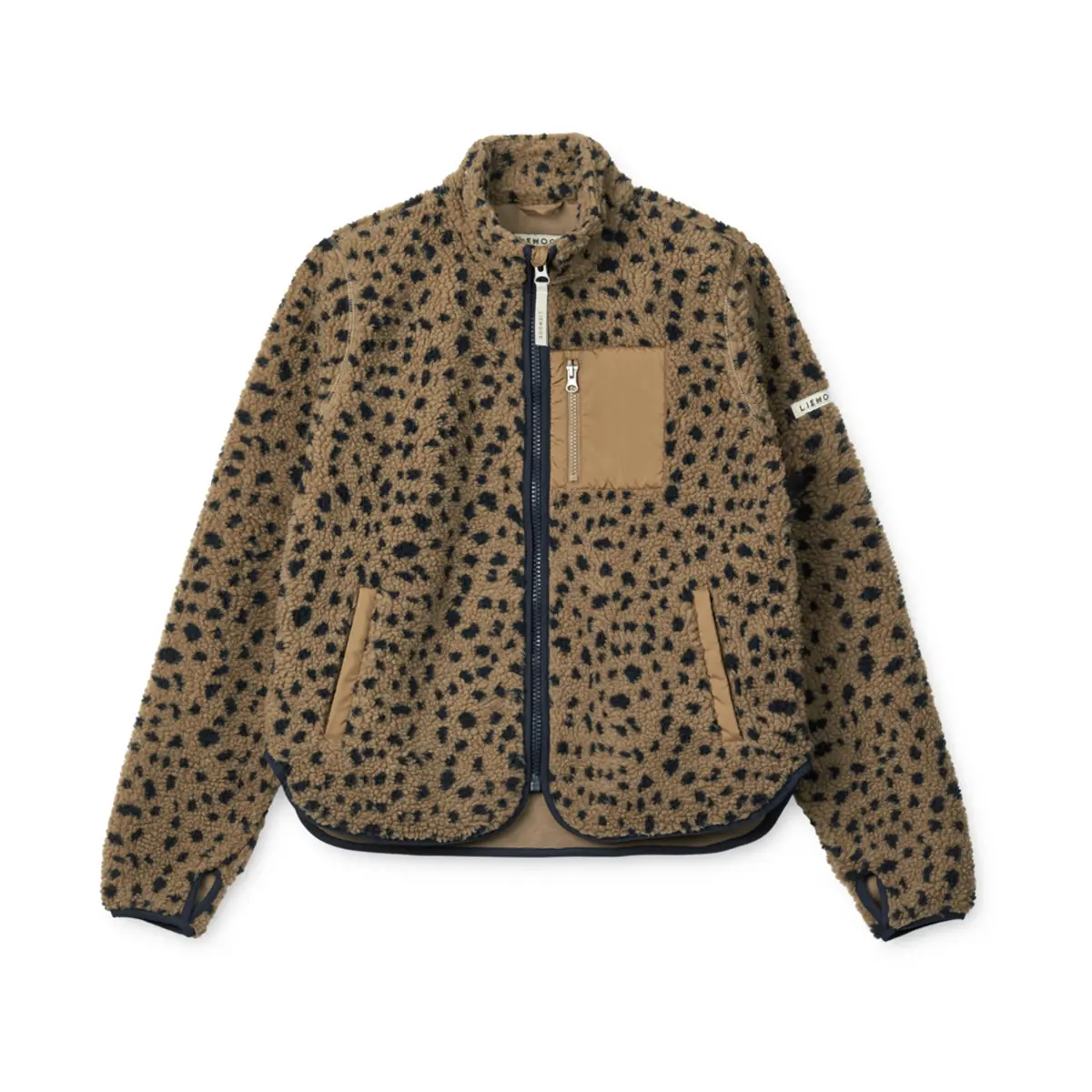 Liewood Sherpa Erwachsenen Jacke Nelson „Leo spots / Oat“