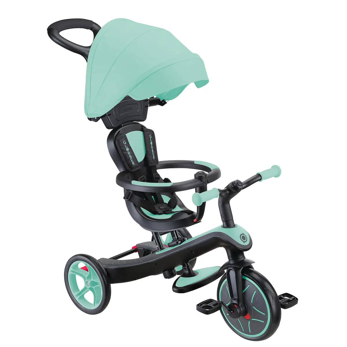 Globber Trike Explorer 4-in-1 – Mit, 10M-5J, mitwachsendes Dreirad (neue Version)