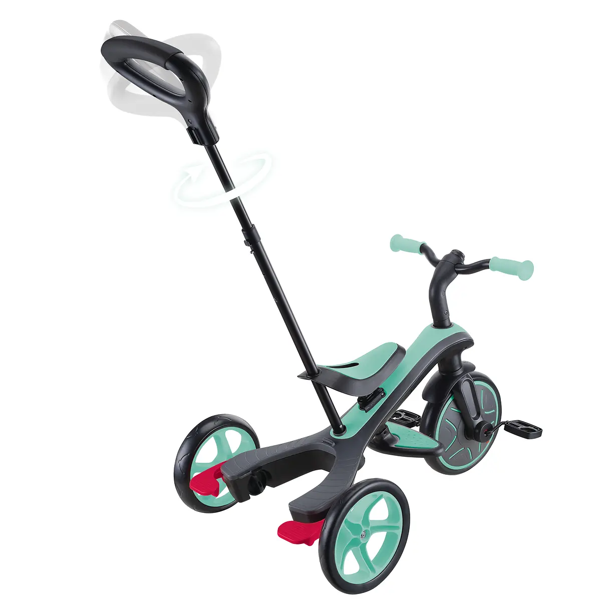 Globber Trike Explorer 4-in-1 – Mit, 10M-5J, mitwachsendes Dreirad (neue Version)