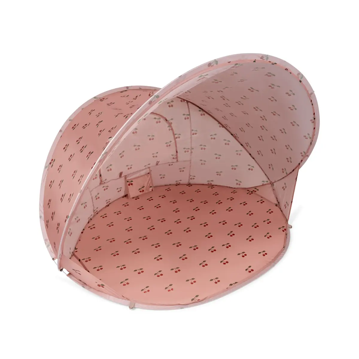 Konges Sløjd Pop-Up UV-Strandzelt „Ma Grande Cerise Blush“, Strandmuschel, UV-Schutz 50+