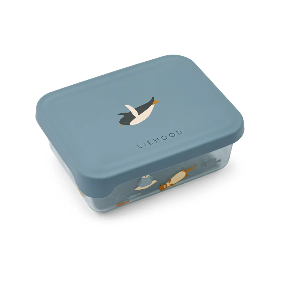 Liewood Ako Snackbox „Arctic Sea : Ocean view“ aus Tritan