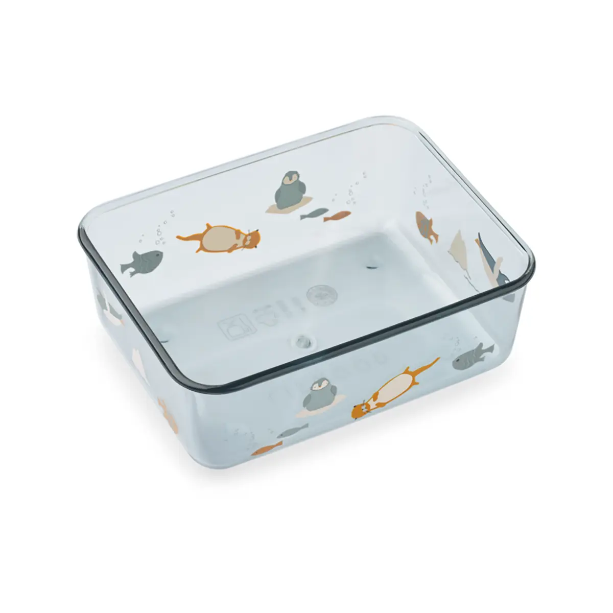 Liewood Ako Snackbox „Arctic Sea : Ocean view“ aus Tritan