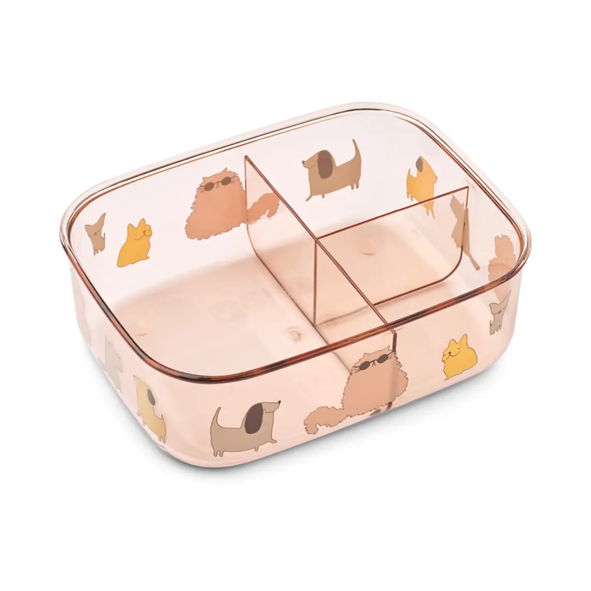Liewood Arthur Lunchbox „Cats and Dogs : Sandy“ aus Tritan