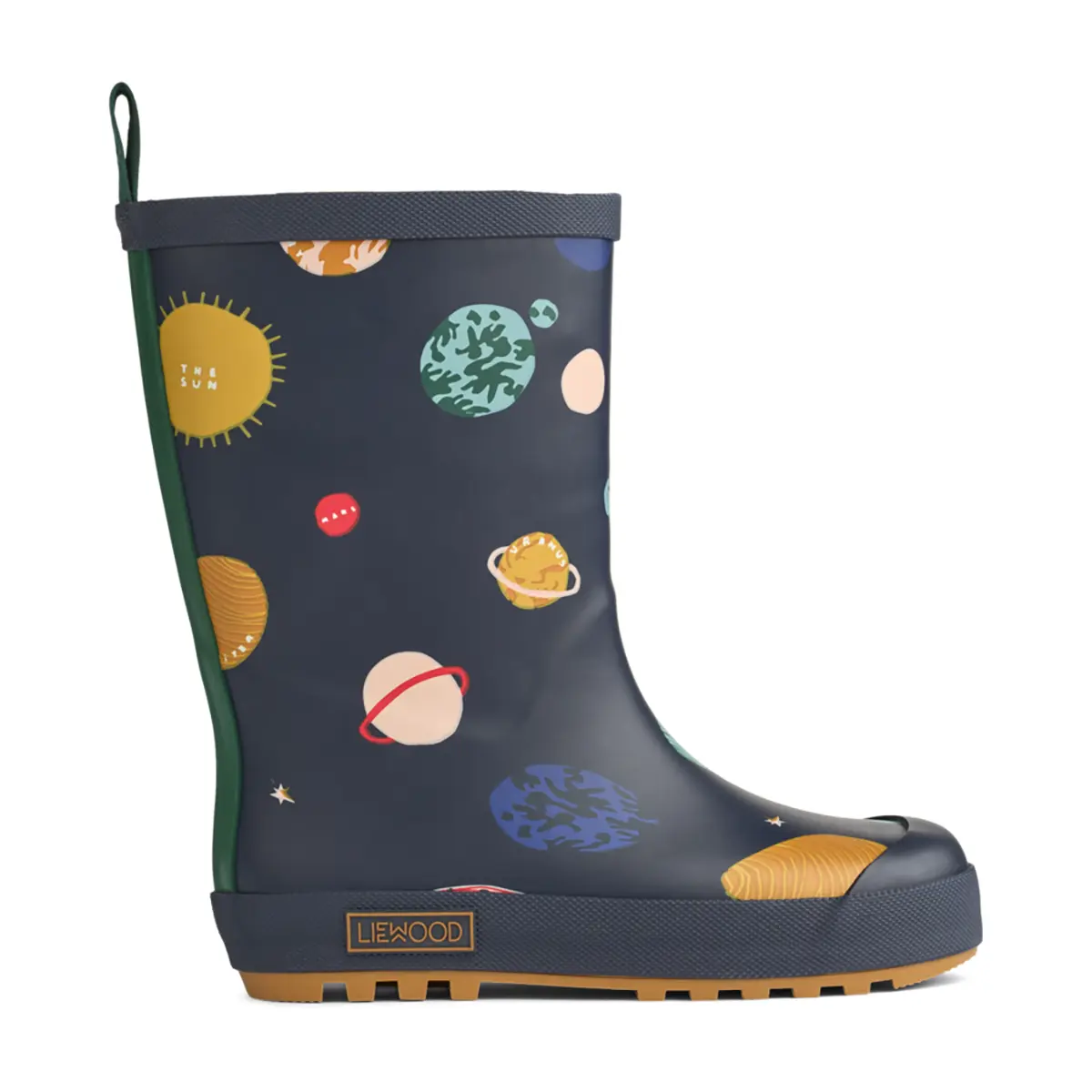 Liewood Mason Thermo-Regenstiefel „Universe : Classic navy“, Teddyfutter