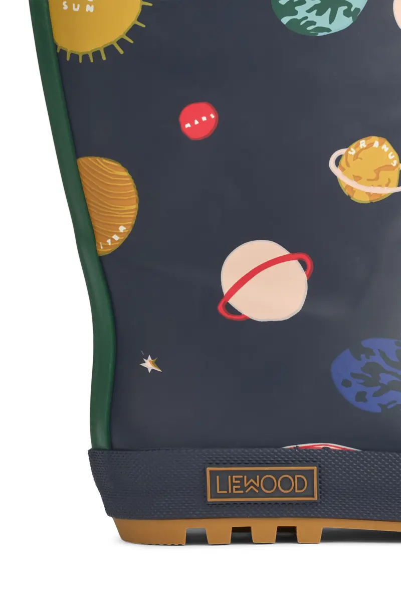 Liewood Mason Thermo-Regenstiefel „Universe : Classic navy“, Teddyfutter