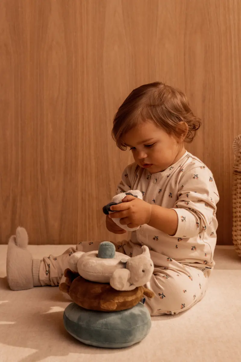 Liewood Pyjama-Jumpsuit Birk „Peach mini / Sea shell“