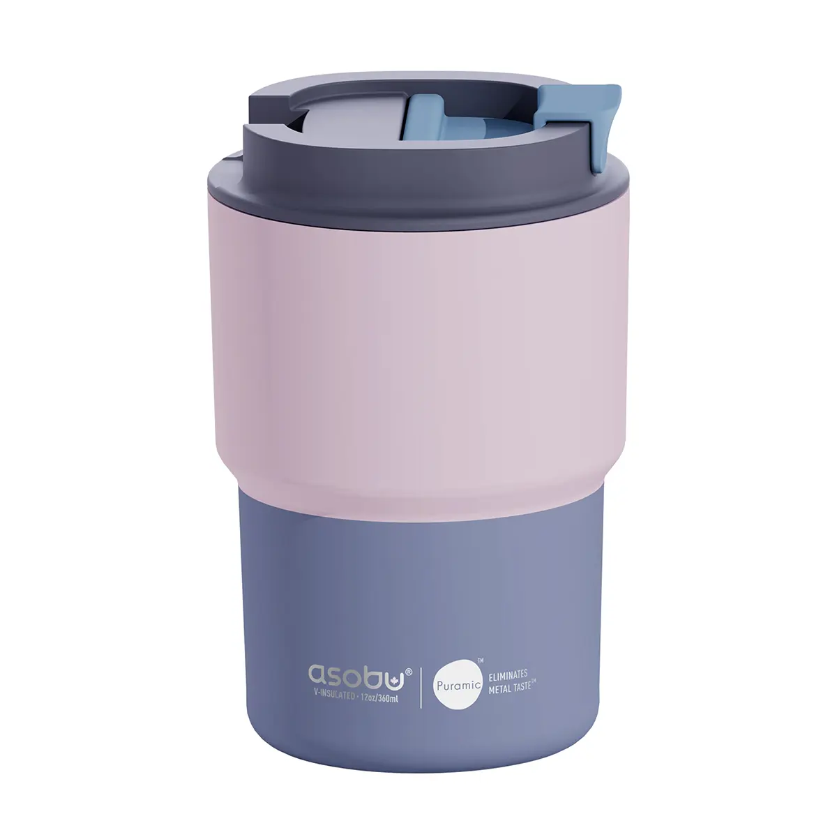 ASOBU Coffee Express Thermobecher „Pastellpink“, 355ml, Special Edition