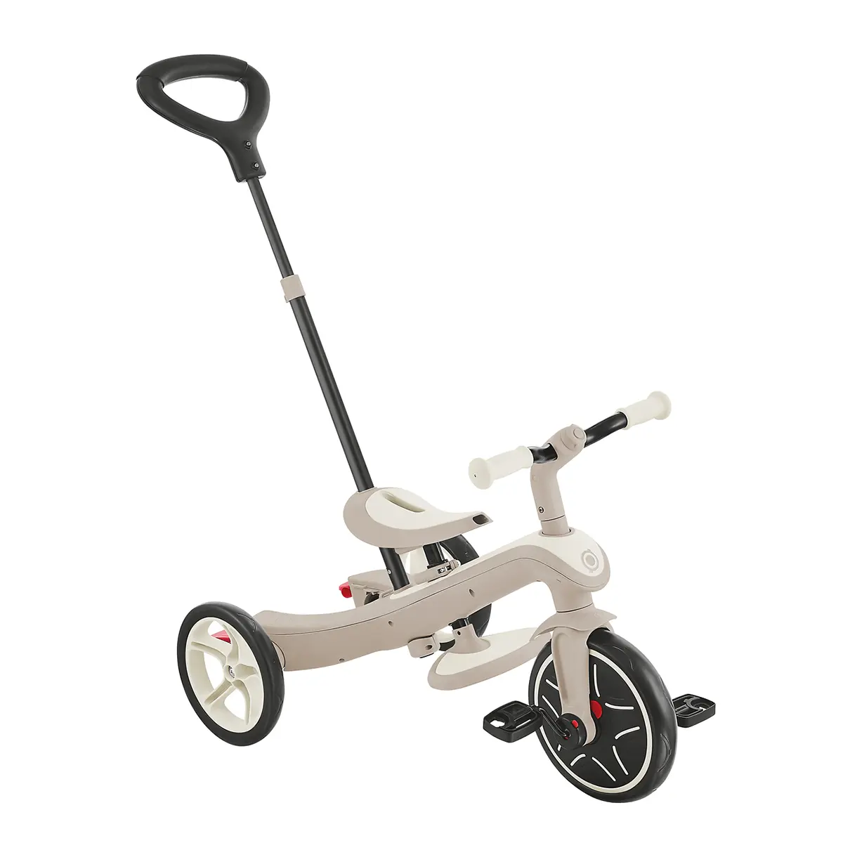 Globber Trike Explorer 4in1, ECO, kokos weiß, 10M-5J, mitwachsendes Dreirad