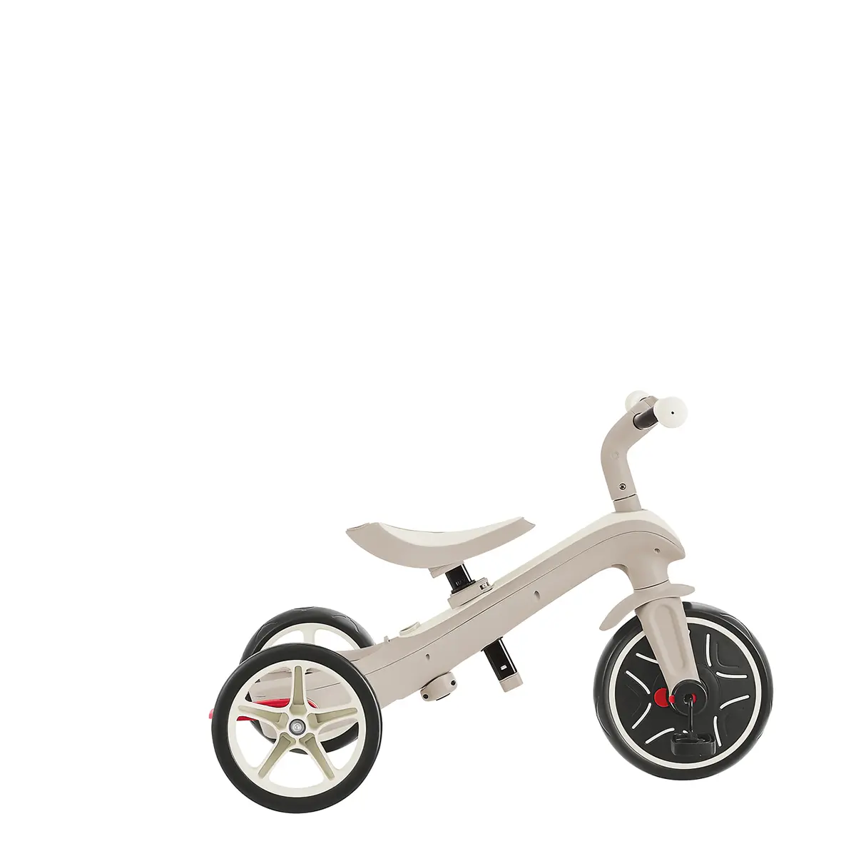 Globber Trike Explorer 4in1, ECO, kokos weiß, 10M-5J, mitwachsendes Dreirad