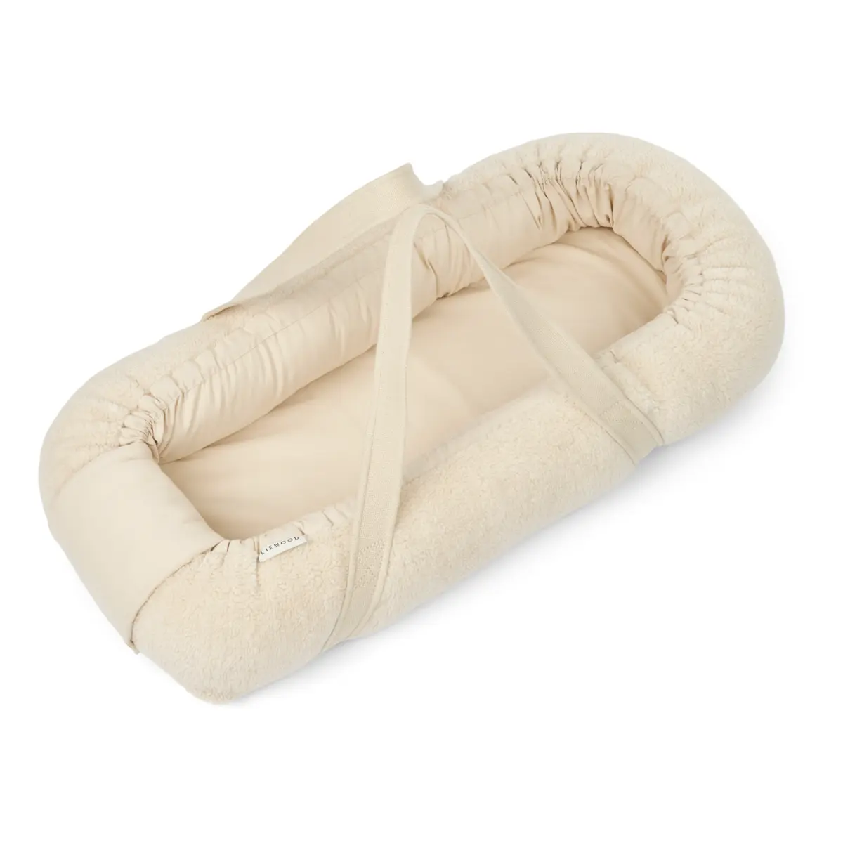 Liewood Gro Fleece-Babylift / Babynest „Sandy“, Bio-Baumwolle