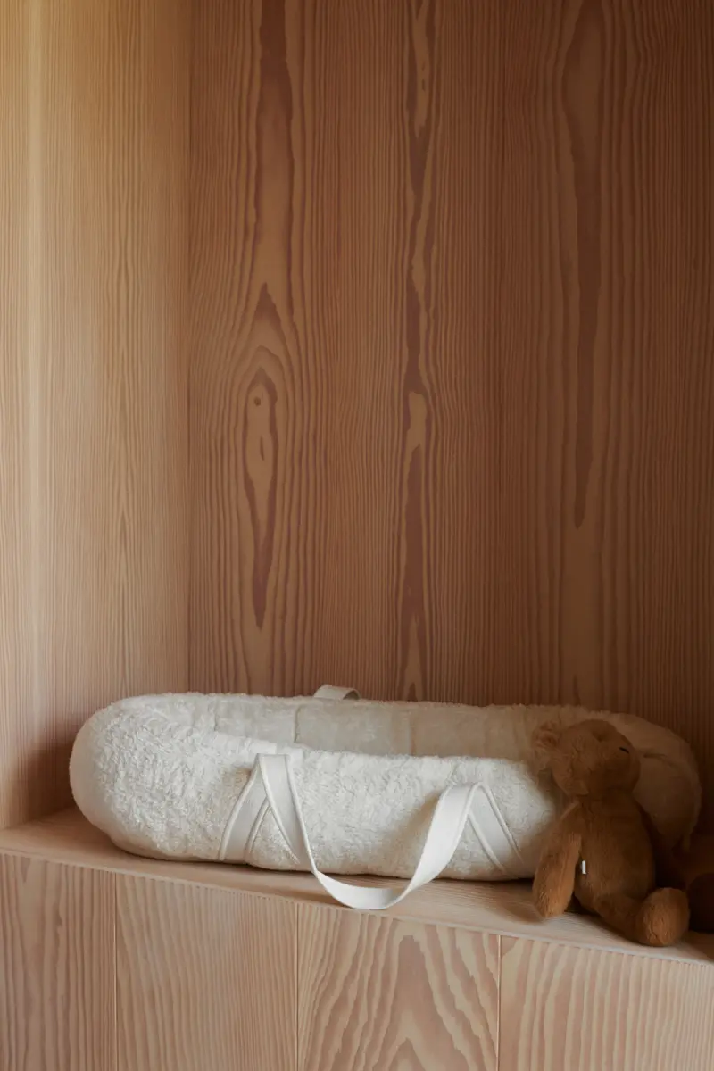 Liewood Gro Fleece-Babylift / Babynest „Sandy“, Bio-Baumwolle