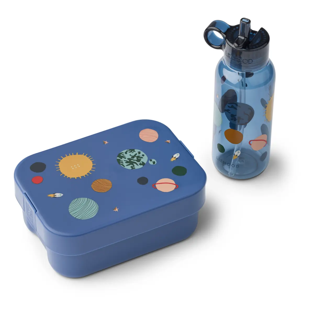 Liewood Lunchbox Set Chelsey „Universe / Classic navy“