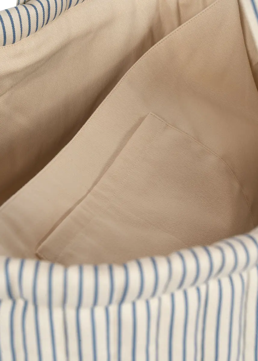 Konges Sløjd gesteppte Stofftasche Molly „Stripe Blue“, großer Shopper