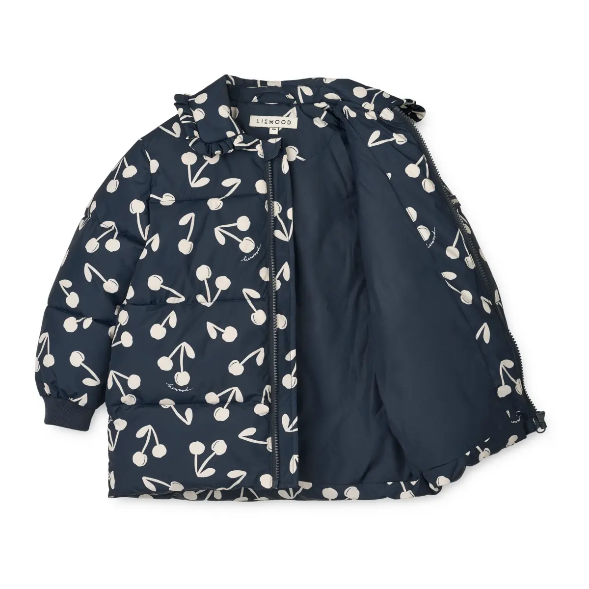 Liewood Pufferjacke Anemone „Cherry blossom / Classic navy“