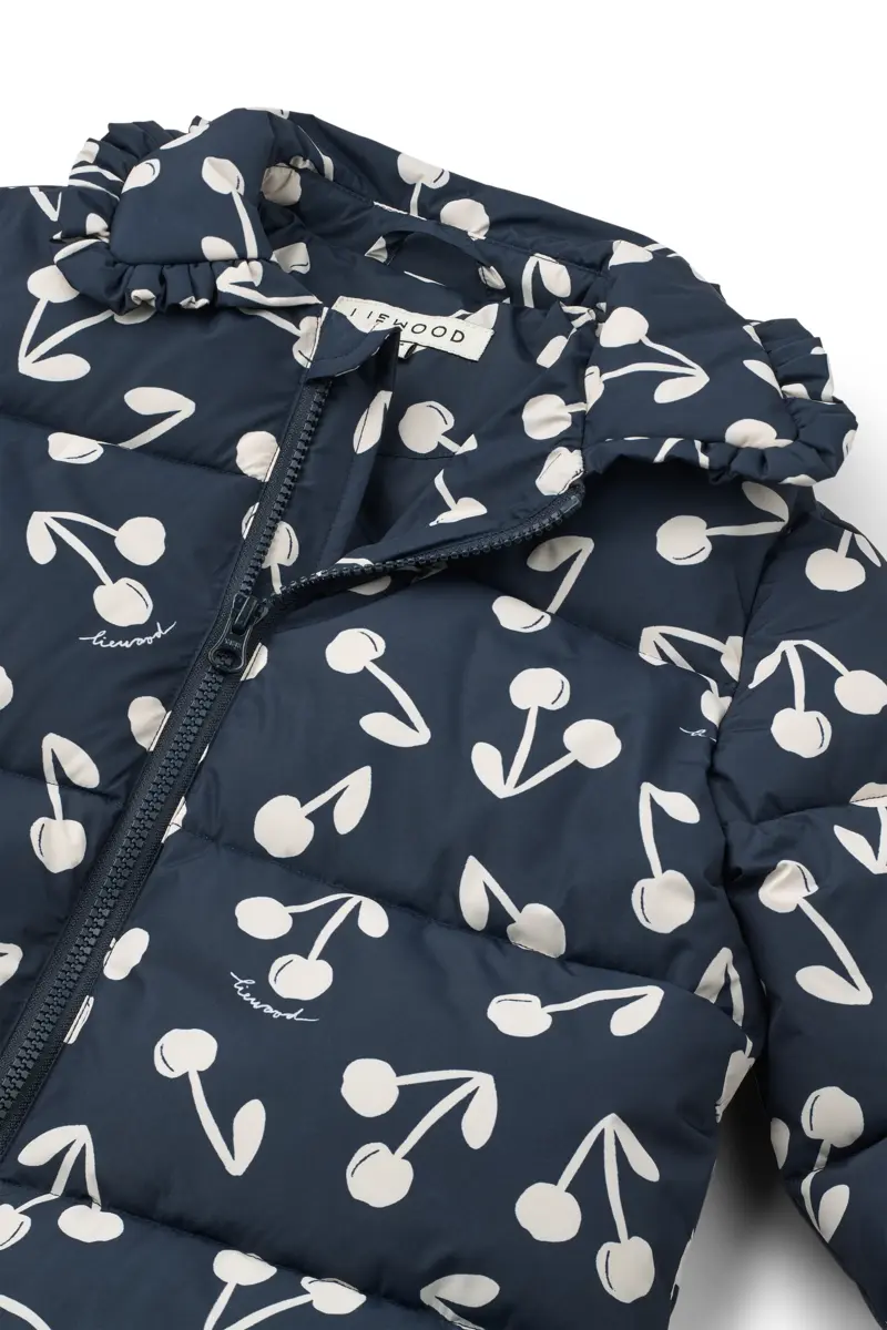 Liewood Pufferjacke Anemone „Cherry blossom / Classic navy“