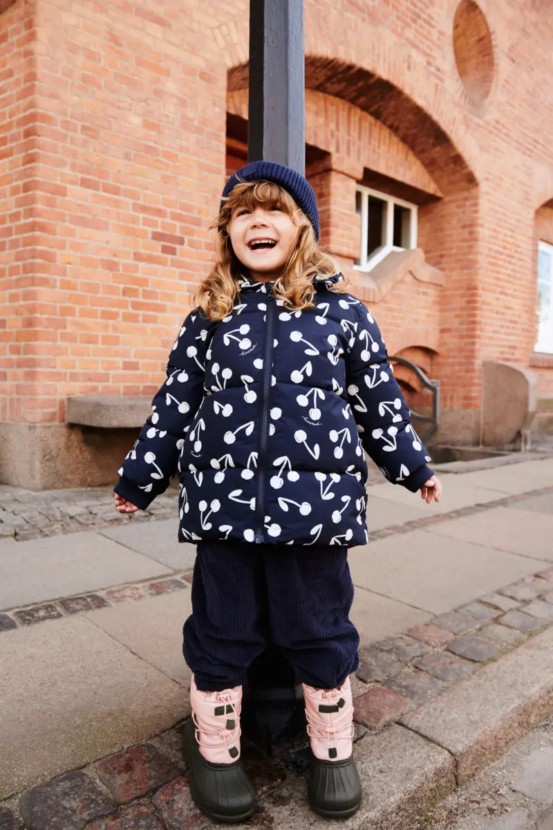 Liewood Pufferjacke Anemone „Cherry blossom / Classic navy“