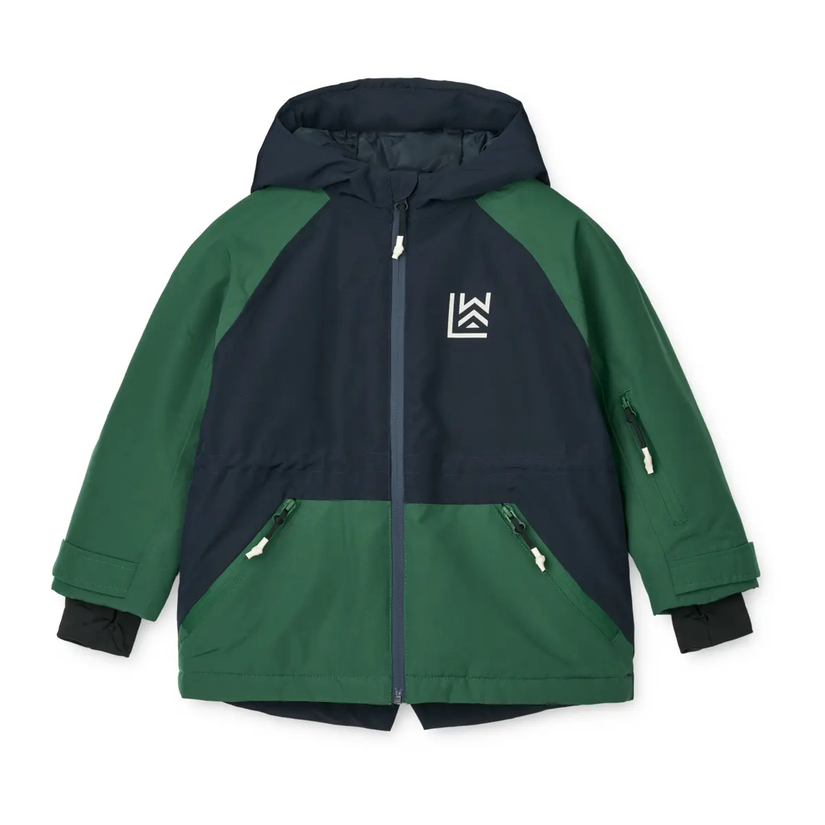 Liewood Schneejacke Kalle „Classic navy / Garden green“
