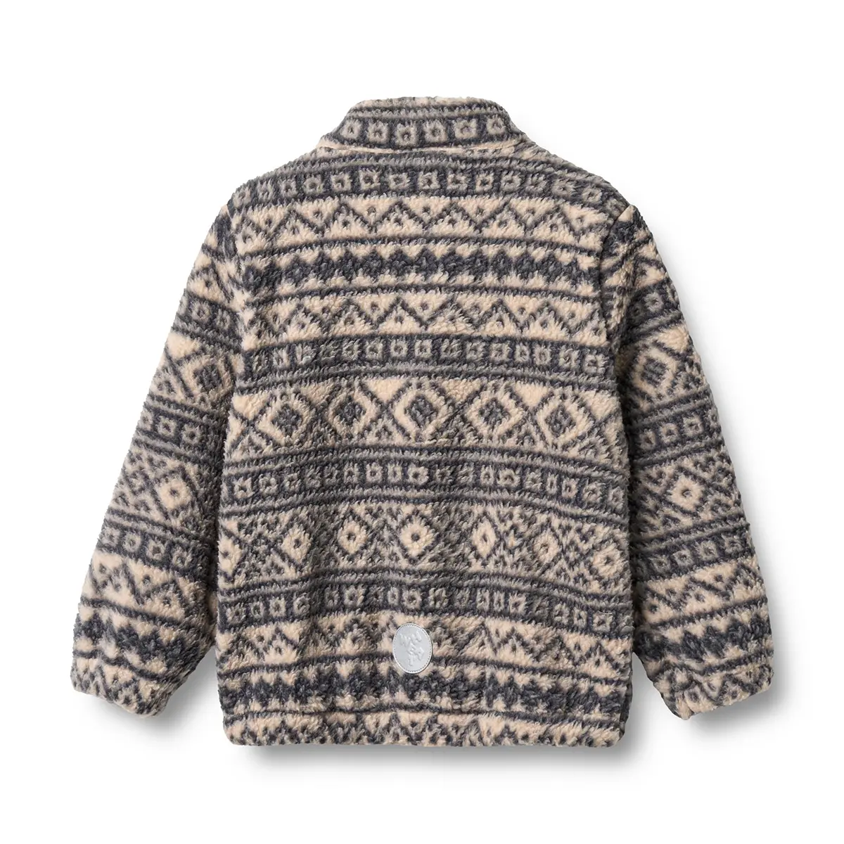 Wheat Fleece Kinderjacke Helge „Warm Sand Jaquard“