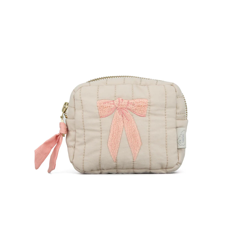 Cam Cam Kinderportemonnaie bestickt „Bows“, OCS, 10x12x4cm