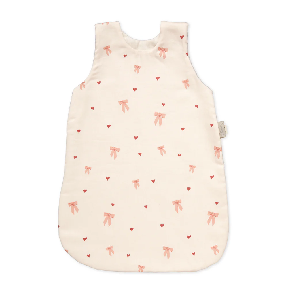 Cam Cam Puppen-Schlafsack „Bows“, GOTS