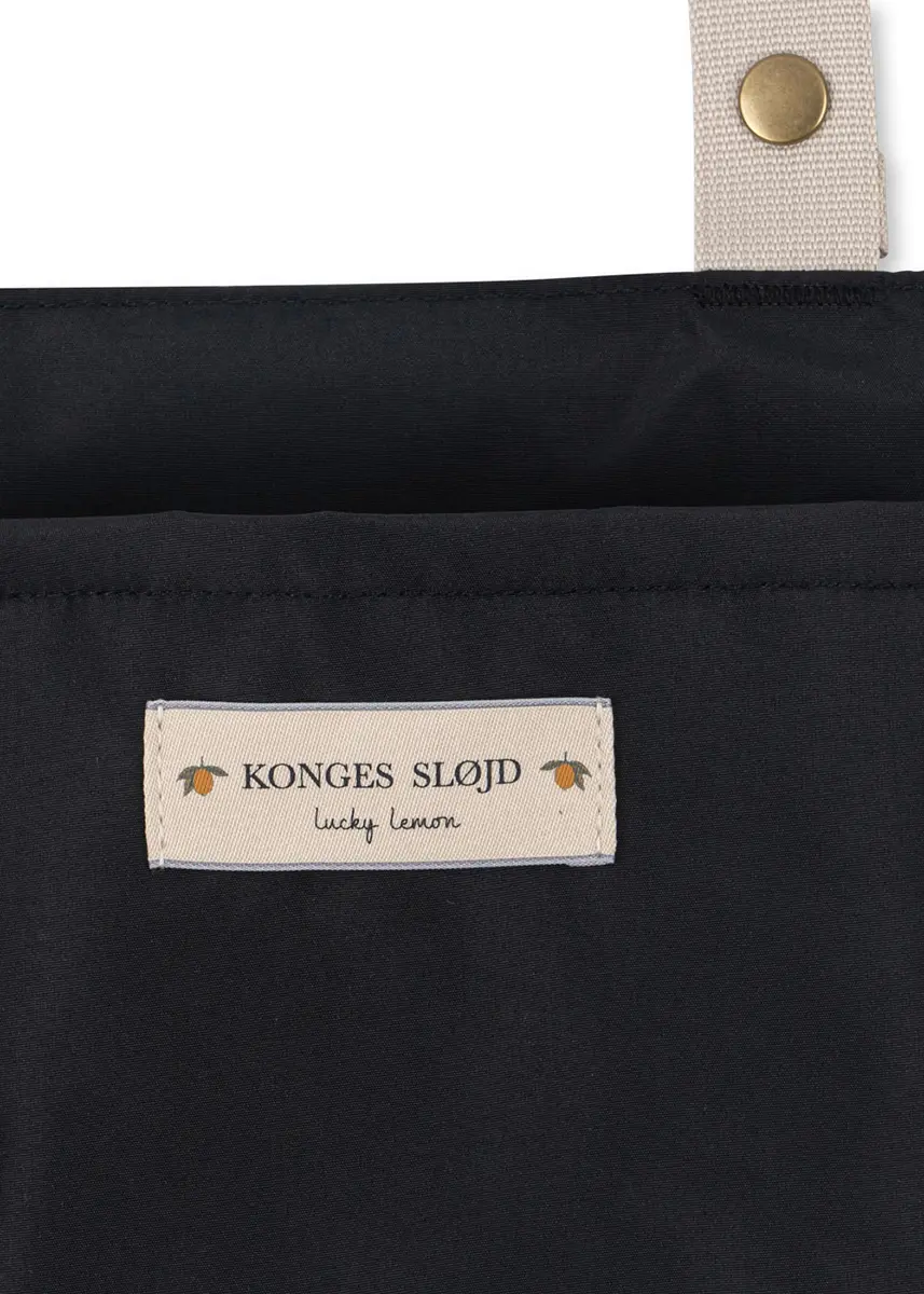 Konges Sløjd Kinderwagentasche „Black“
