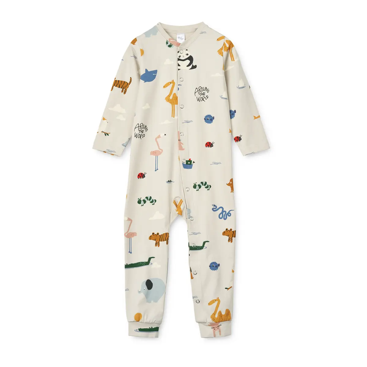 Liewood Pyjama-Jumpsuit Birk „Around the world : Sandy“