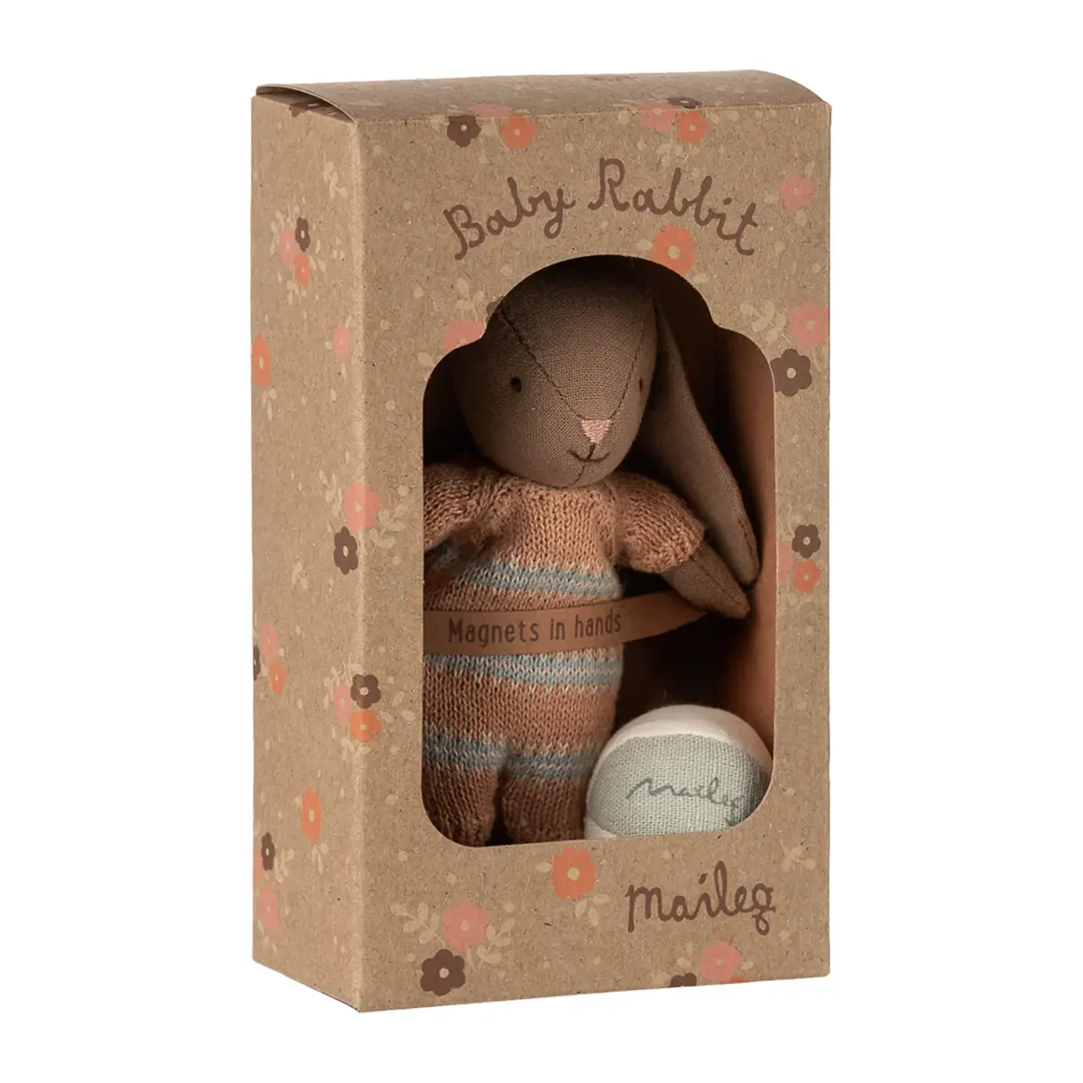 Maileg Hasen-Set, Micro - Braun - Dusty Rose – Bild 2