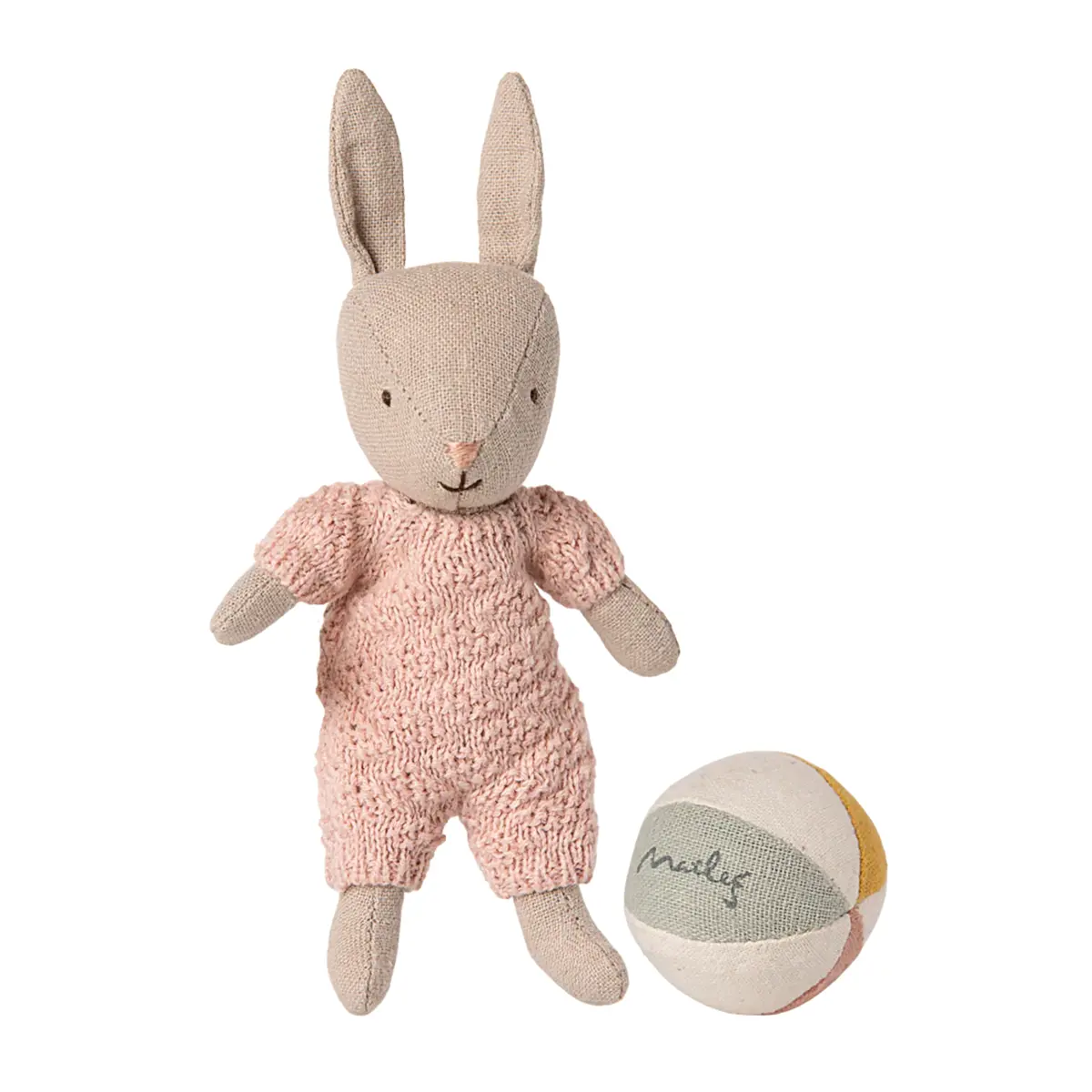 Maileg Kaninchen Set, Micro - Sand - Rosa