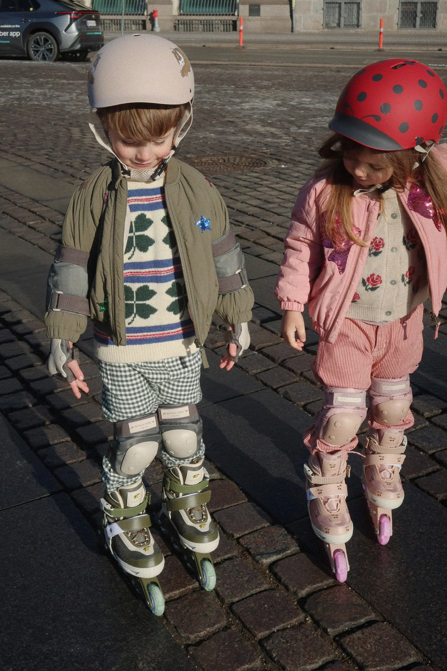 Konges Sløjd Inline-Rollschuhe „Cherry Blush“