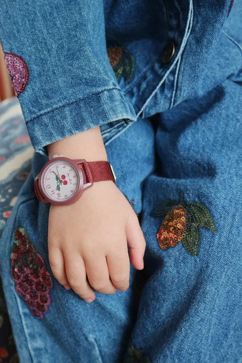 Konges Sløjd Kinder-Armbanduhr „Cherry“