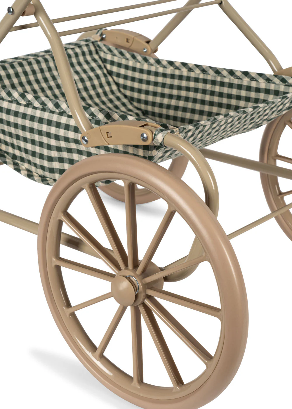 Konges Sløjd Puppenwagen „Smoke Pine Check“