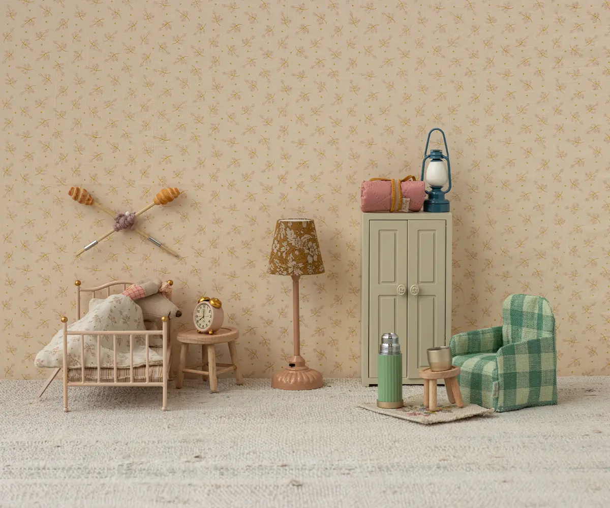 Maileg Puppenhaus Wecker, Maus, Powder
