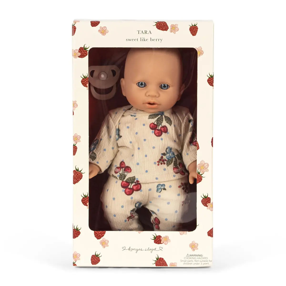 Konges Sløjd Baby-Puppe Tara „Marmelatte“, H32cm