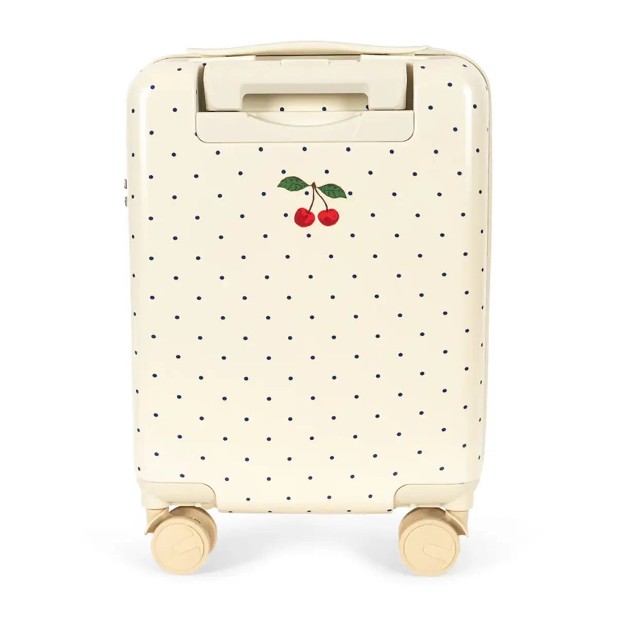 Konges Sløjd Kinder-Handgepäckkoffer „Cherry / Navy Dot“