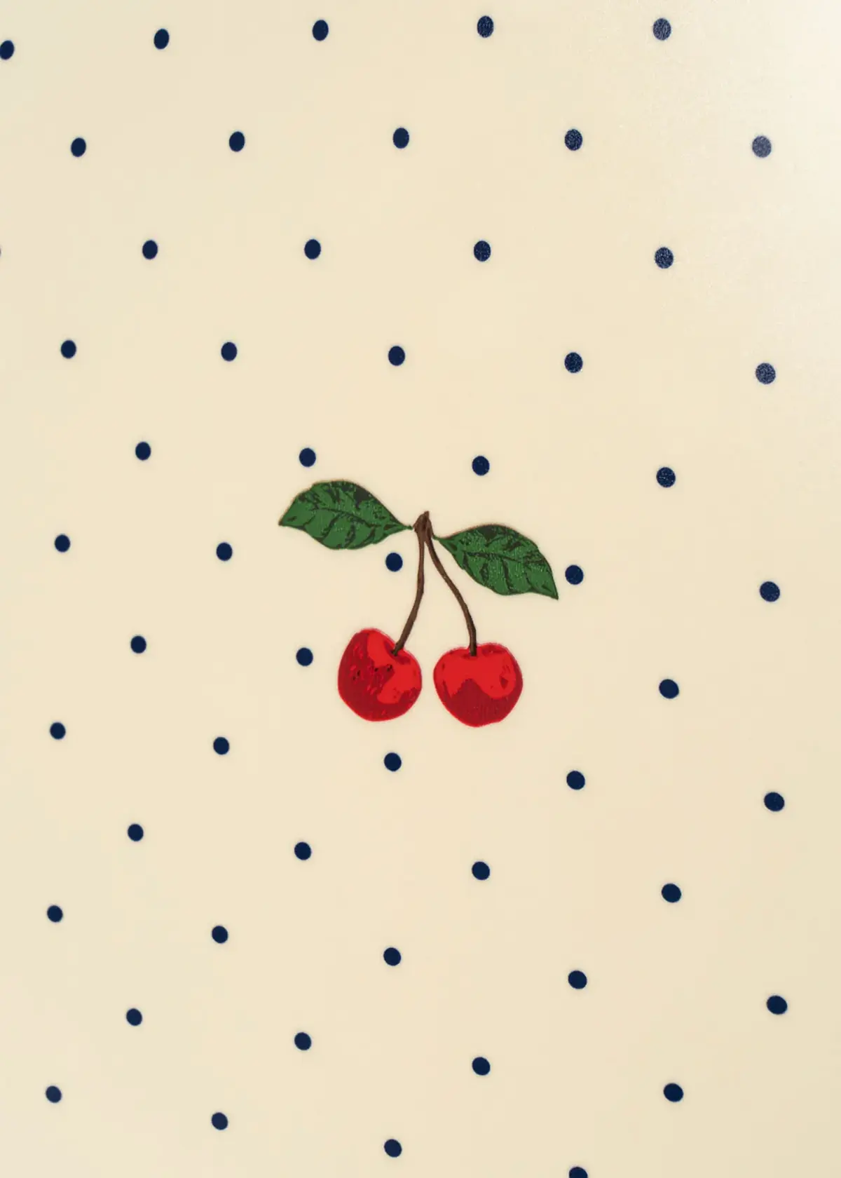 Konges Sløjd Kinder-Handgepäckkoffer „Cherry / Navy Dot“