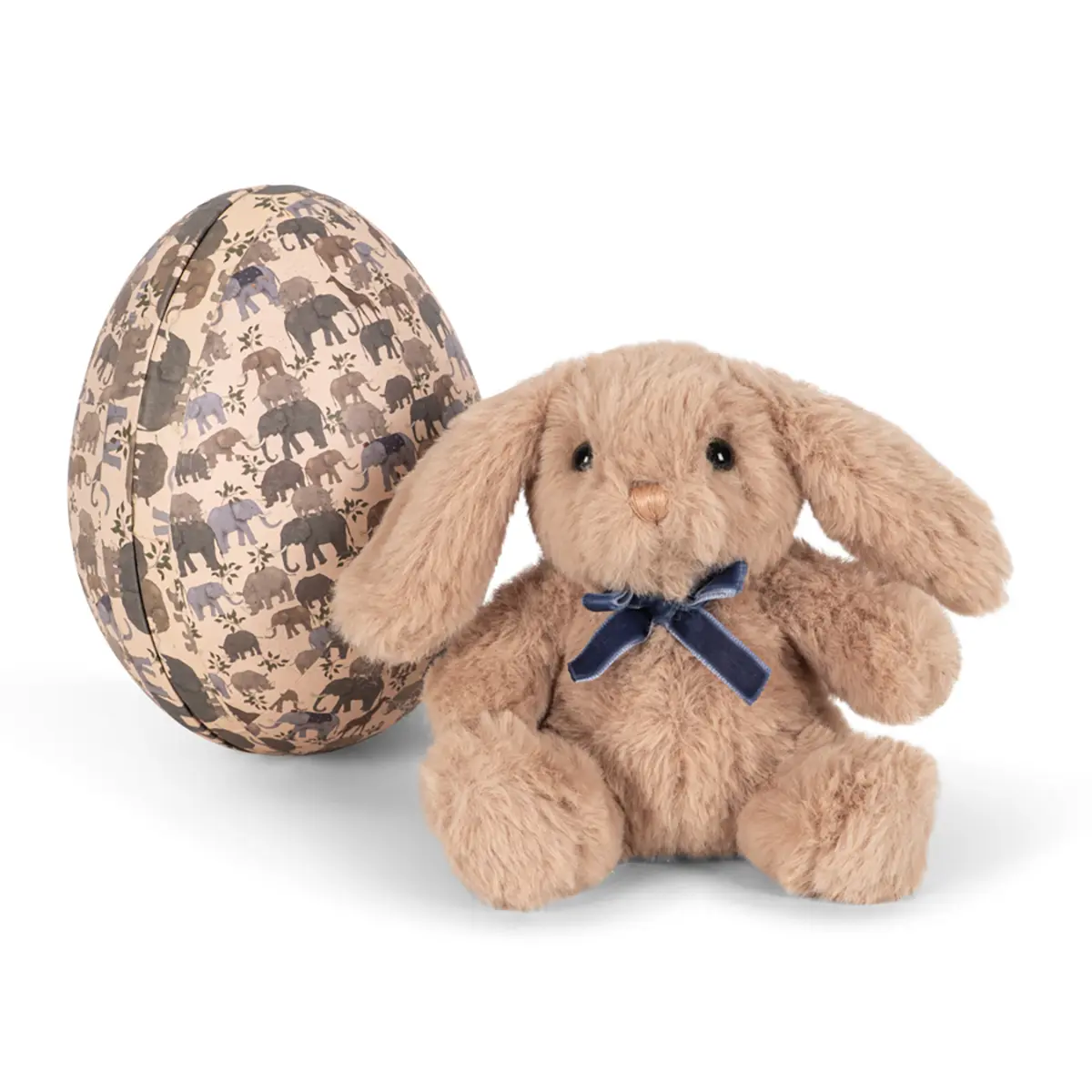 Konges Sløjd Kuscheltier Hase mit Osterei „Safari“ H15cm