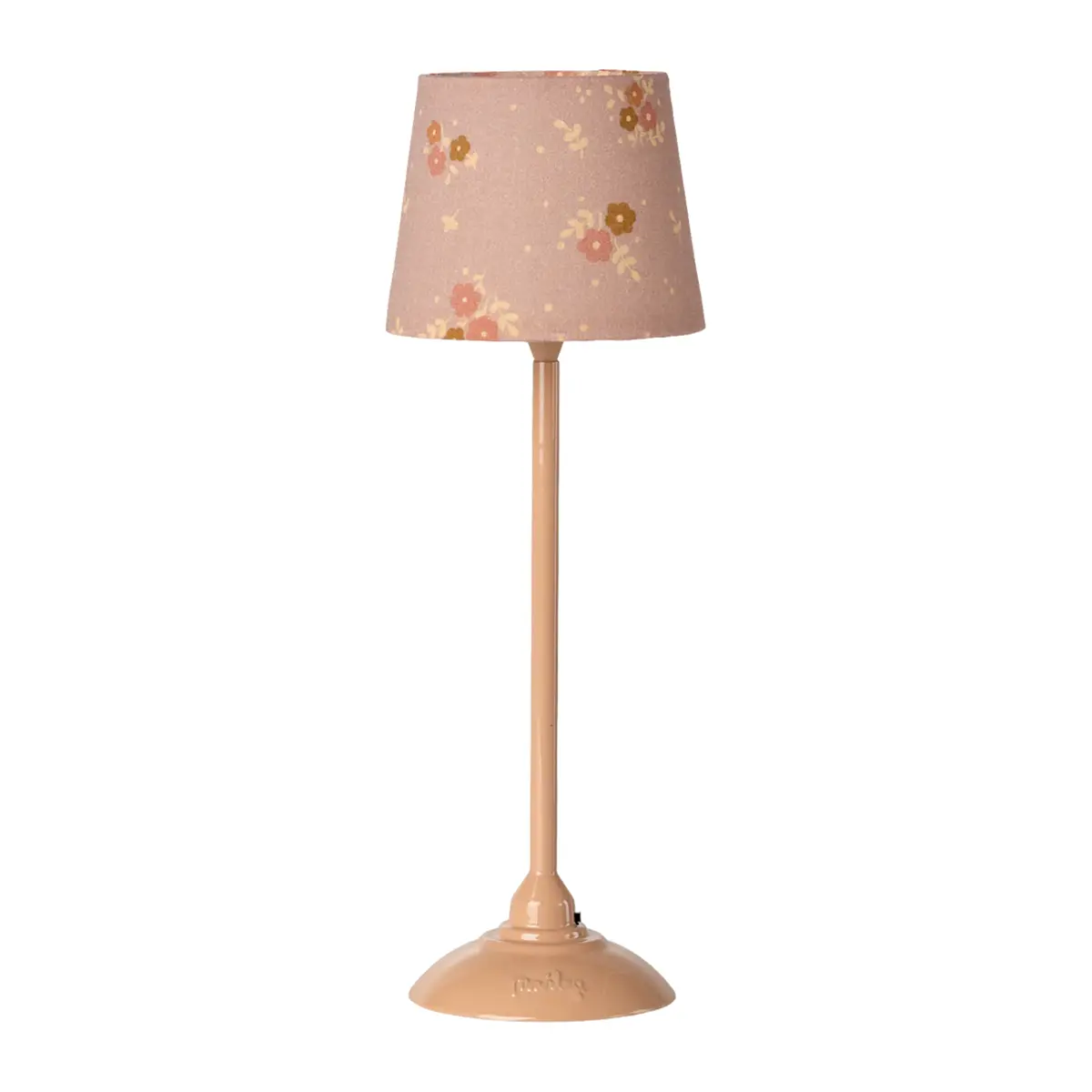 Maileg Miniatur-Stehlampe „Dunkles Powder“, Mäusegröße, H14cm