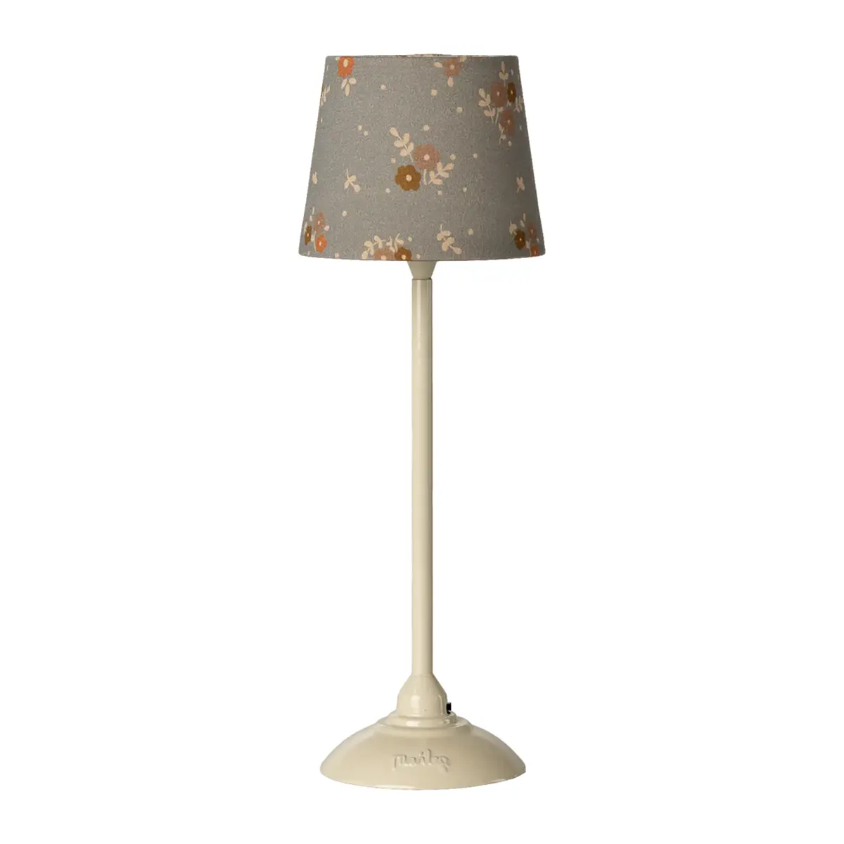 Maileg Miniatur-Stehlampe „Sand“ mit Licht, Mäusegröße, H14cm