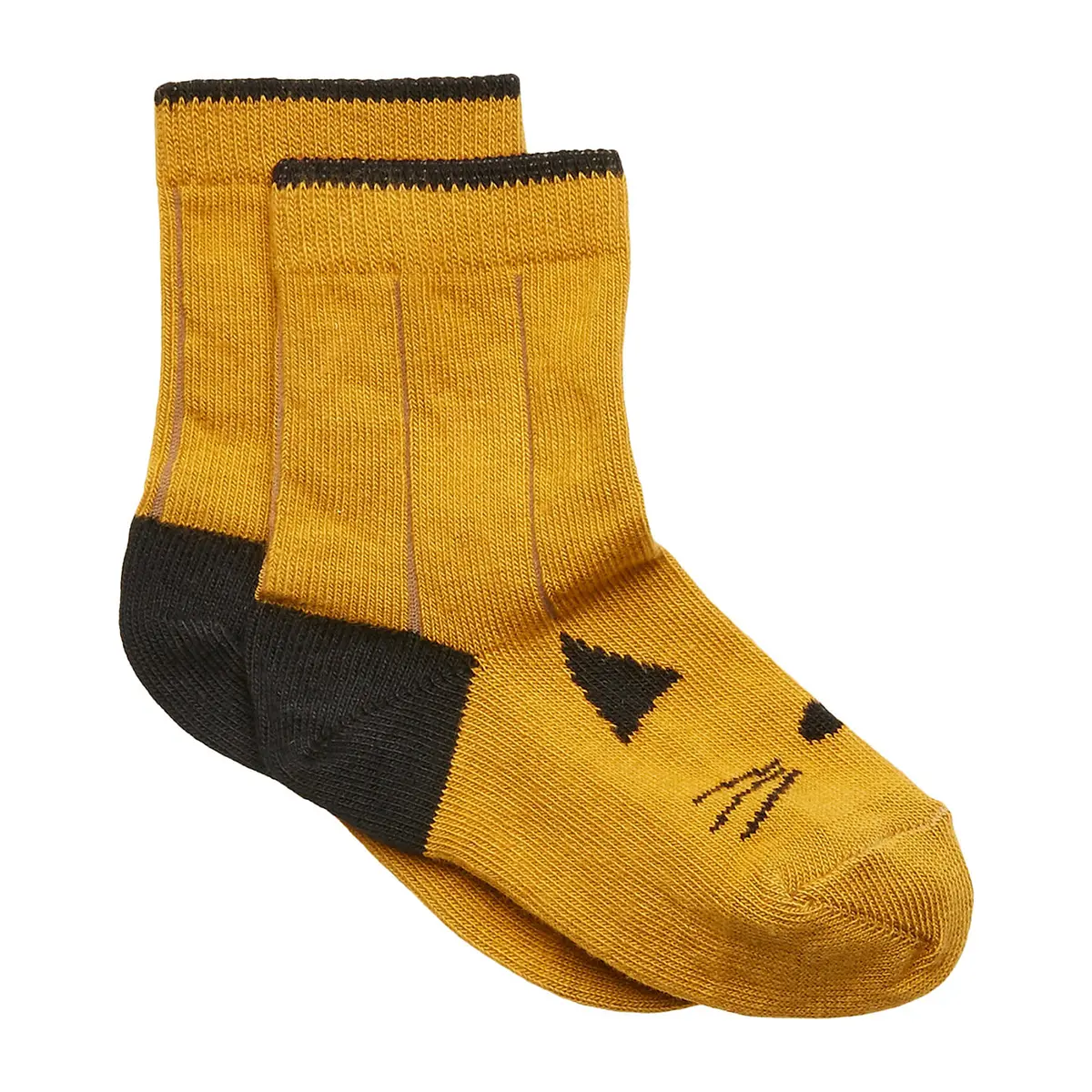 Liewood Baumwollsocken-Set Silas „Cat mustard“
