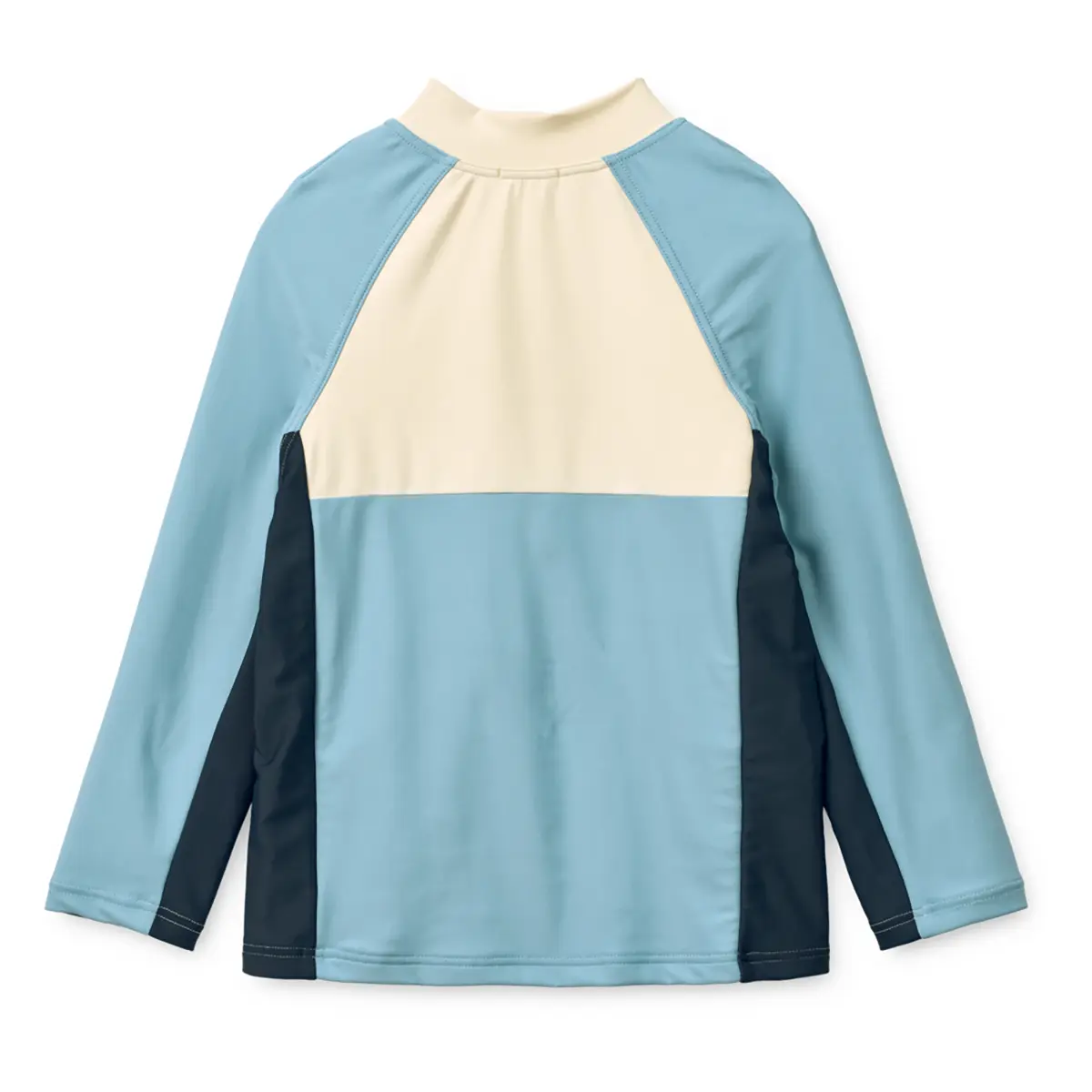 Liewood Oluf Langarm-Schwimm-T-Shirt „Beach blue mix“