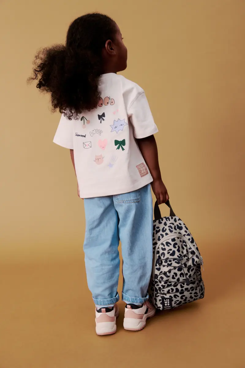 Liewood Phoenix Ein-Schulter-Rucksack „Mega Leo / Nebelgrau Mix“
