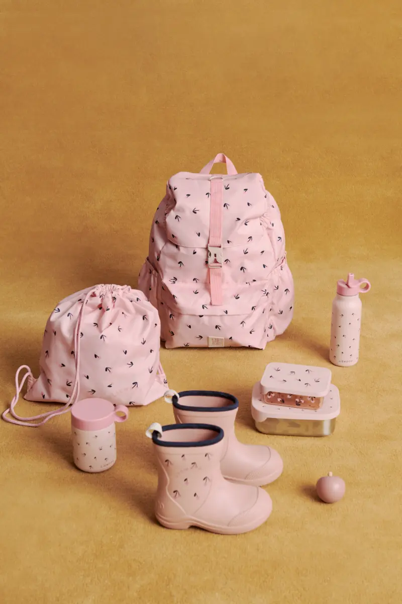 Liewood Schulrucksack Johnny „Cherry heart / Rosey“