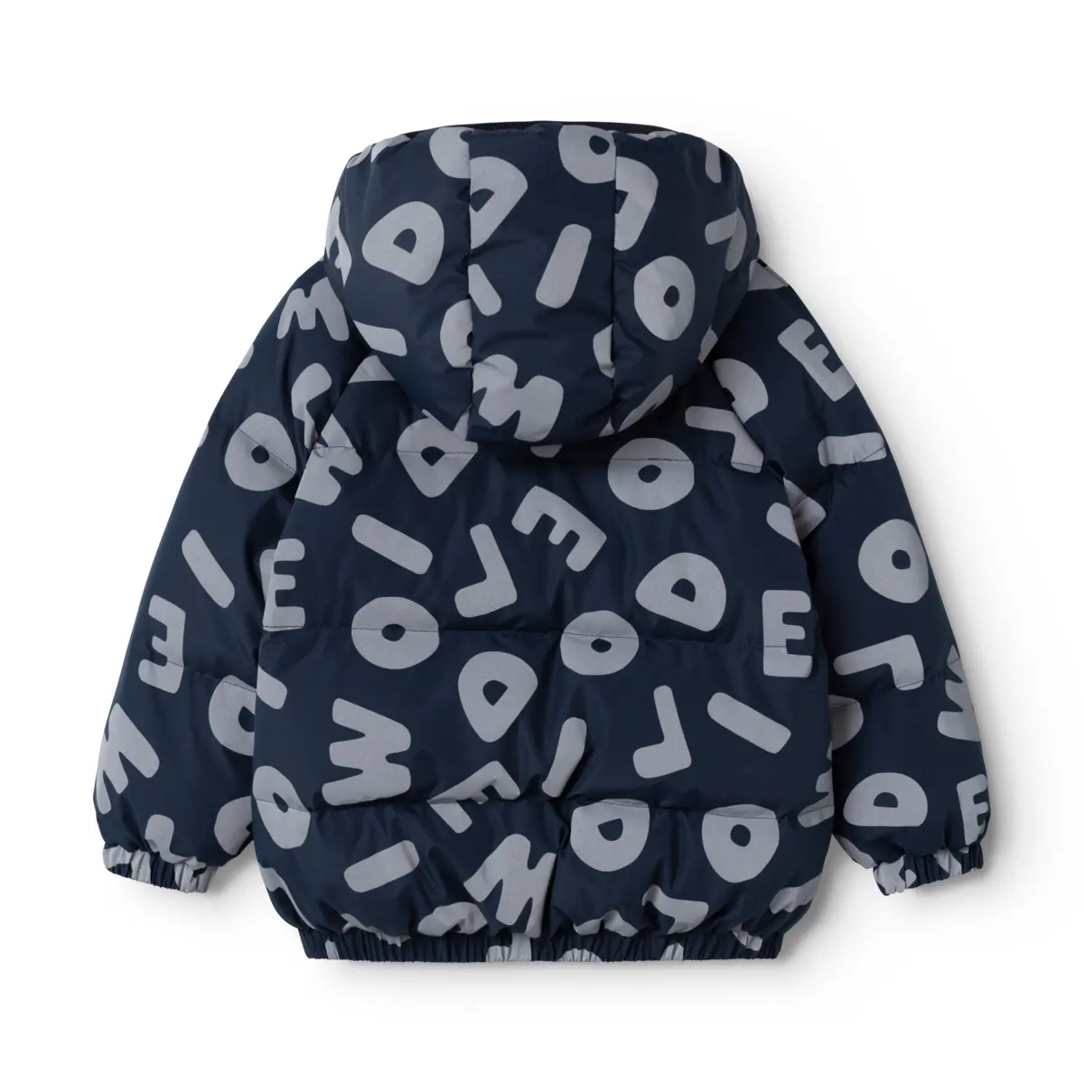 Liewood Daunenjacke Adelina Reflective Down „Letters / Classic navy“