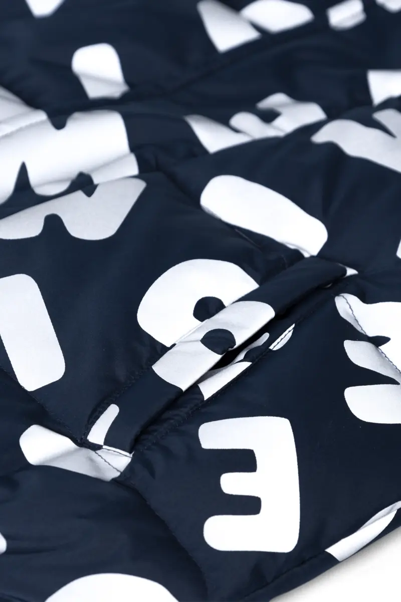 Liewood Daunenjacke Adelina Reflective Down „Letters / Classic navy“