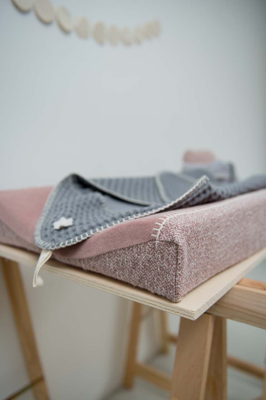 koeka Bezug Vigo old pink für Wickelauflage, 45x73cm Mood 2