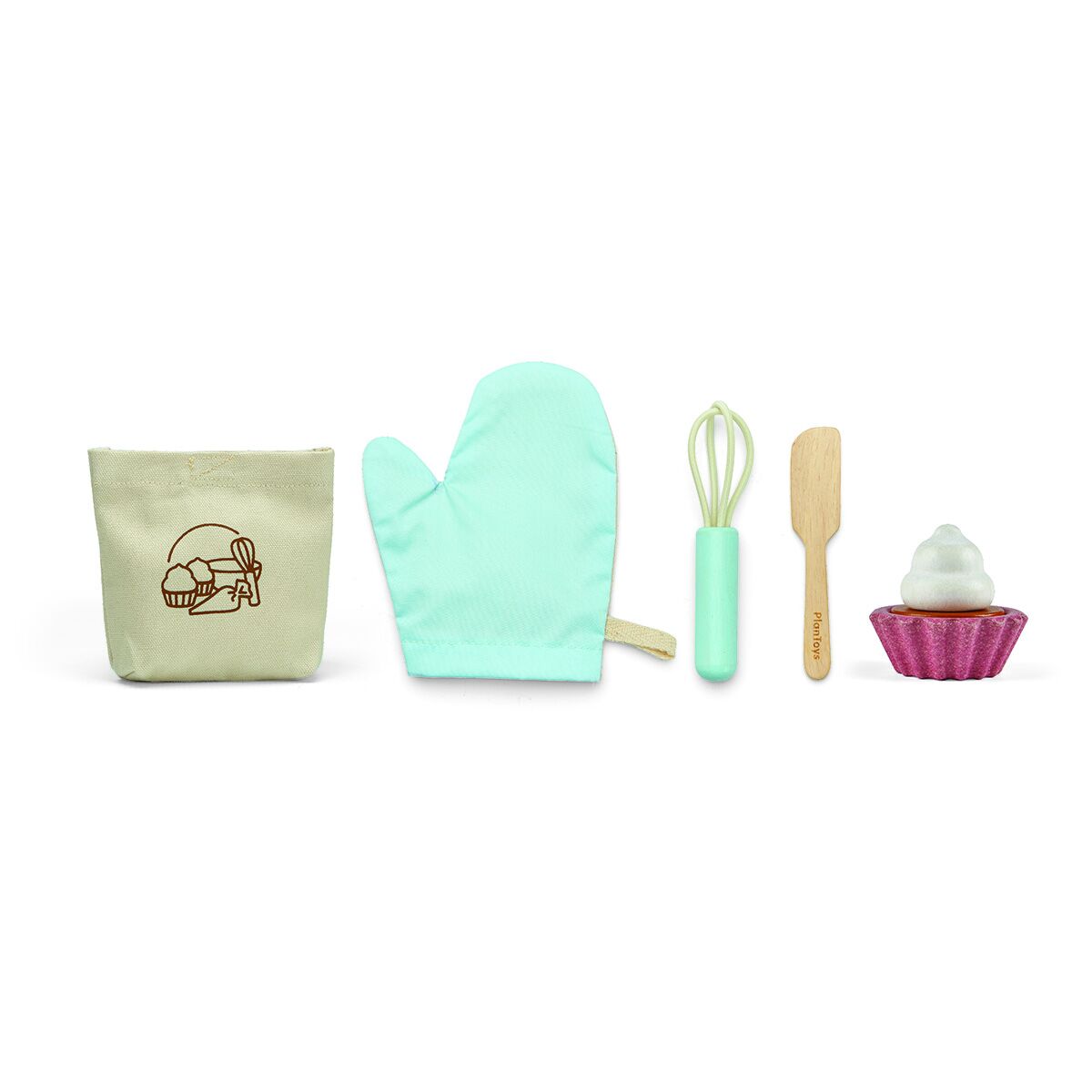 PlanToys Cupcakes Backset für Kinder 3