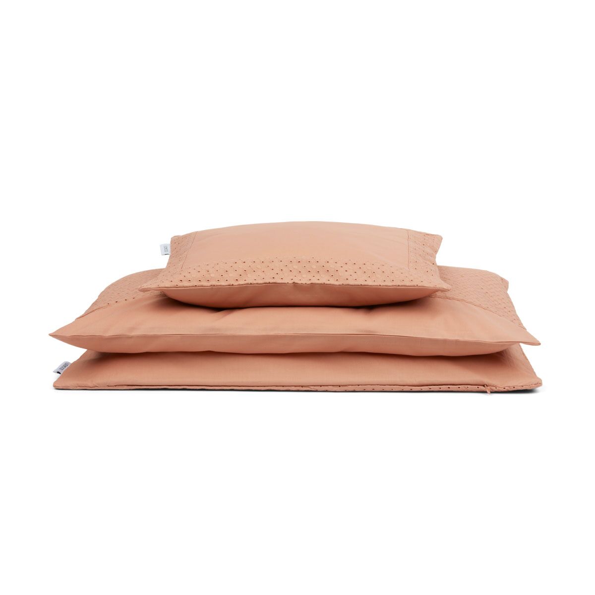 Liewood Baby-Bettwäsche Avery „Pale tuscany“ mit Lochstickerei, 100x70cm / 45x40cm