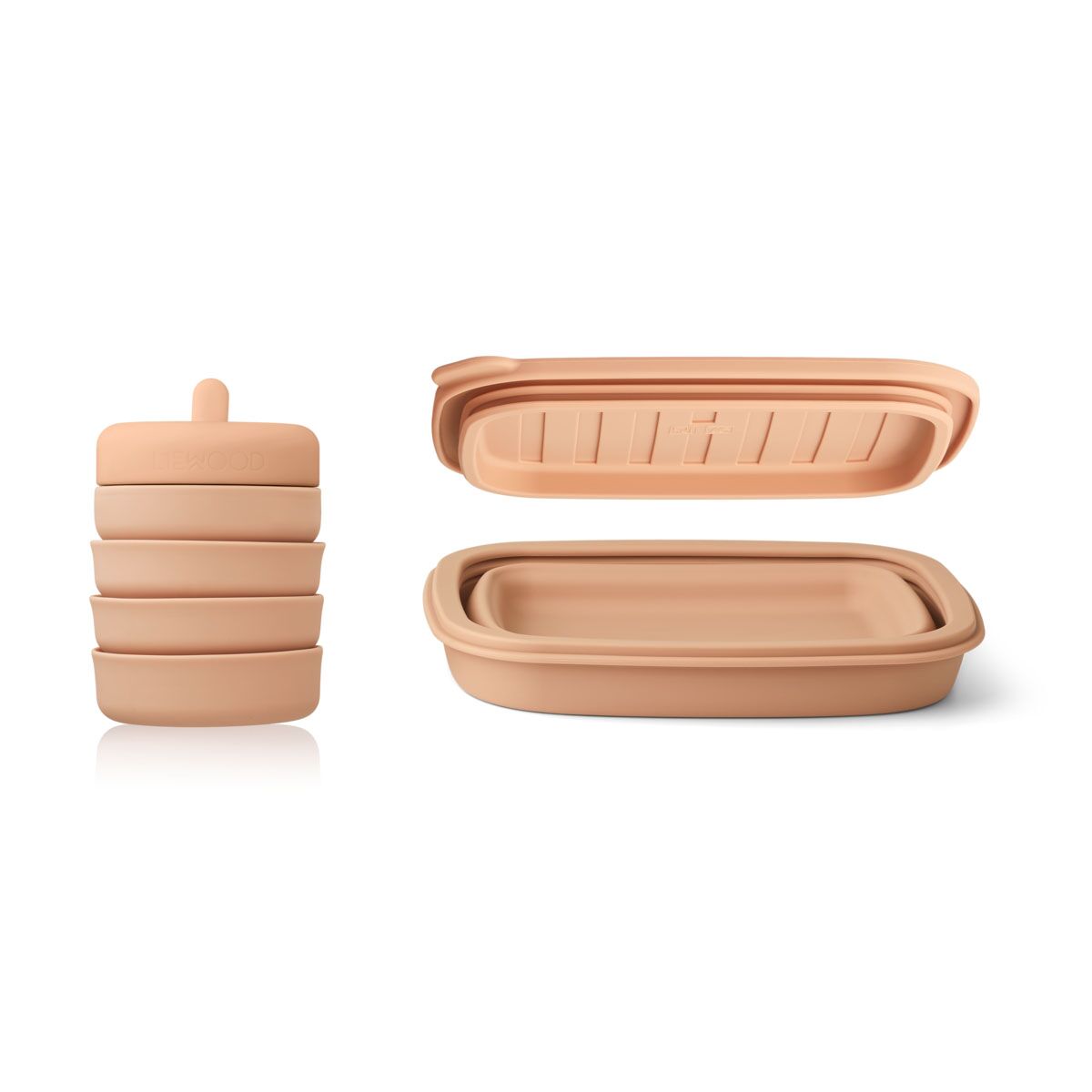 Liewood Jose Lunchbox-Set „Tuscany rose / Pale tuscany mix“, faltbar – Bild 2