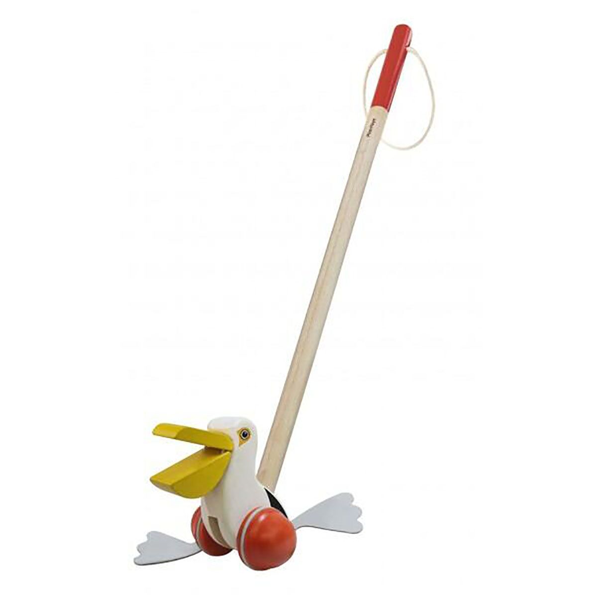 DELISTED PlanToys Schiebepelikan aus Holz