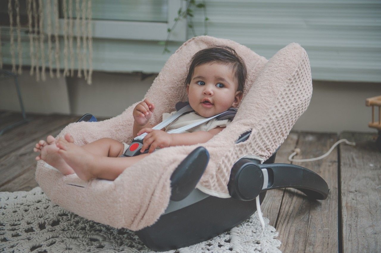 koeka Babyschalenbezug 0+ 3 Punkte Antwerp „rosa salt“ – Bild 2